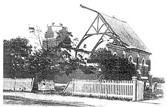 Aftermath of the Brighton tornado of 2 Feb 1918
