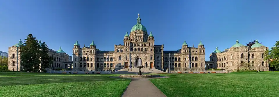 The British Columbia Parliament Buildings