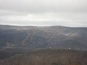Brodie Mountain as seen from Rounds Rock