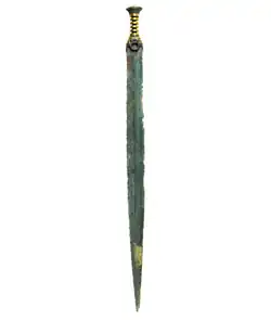 Bronze sword with gold hilt, Denmark, c. 1300-1100 BC