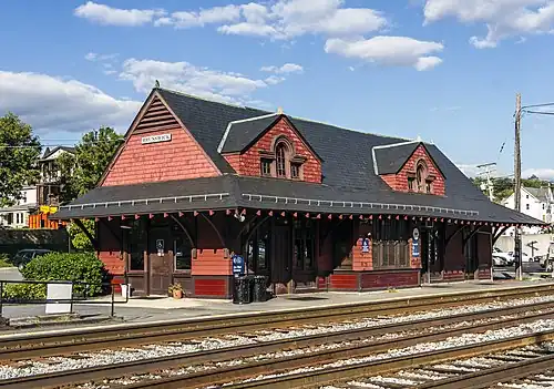 Baltimore & Ohio Railroad (now MARC) station, Brunswick, Maryland