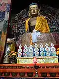 Buddha statue in Samten Choling Monastery