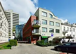 Building hosting the embassy in Warsaw