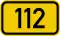 Bundesstraße 112 number.svg