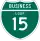 Interstate 15 Business marker
