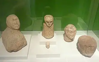 Head sculptures, Museo de Pontevedra, Galicia