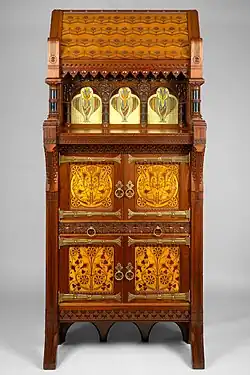Cabinet (c. 1877–80), by Daniel Pabst, Metropolitan Museum of Art, New York City.