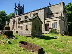 watchhouse and iron mortsafe at Cadder Parish Church