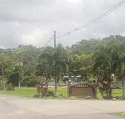 Rock wall at Calabazas barrio in Yabucoa
