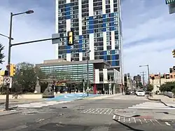 View of Callowhill from Chinatown