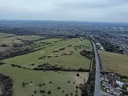 Camp Down, looking towards Bedhampton