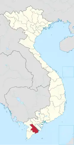 Location of Cần Thơ