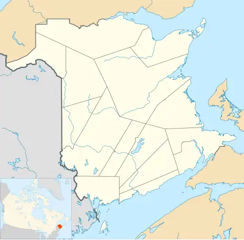 Oromocto is located in New Brunswick