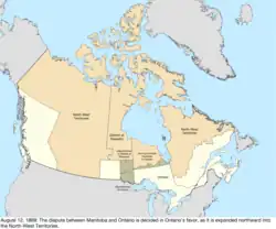 areas withdrawn in 1889