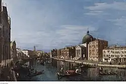 Venice the Grand Canal with San Simeone Piccolo