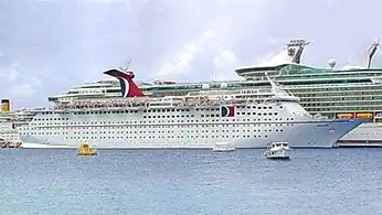 Holiday docked in Cozumel, March 2004