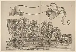 Cart with Horn Musicians