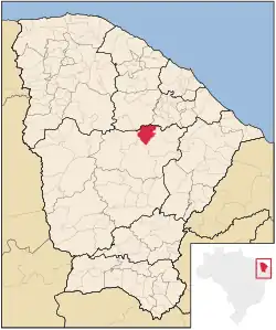 Location in the State of Ceará