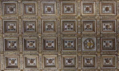 Giuliano da Sangallo's flat caisson ceiling from Basilica di Santa Maria Maggiore, Rome