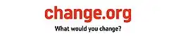 Image 24The logo and slogan for change.org (from Politics and technology)