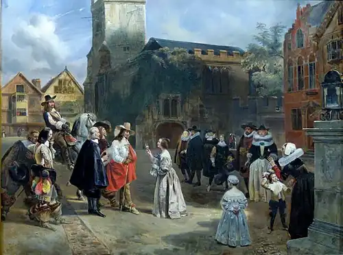 Charles I Receiving a Rose, 1829