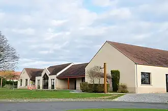 The town hall in Chauffry