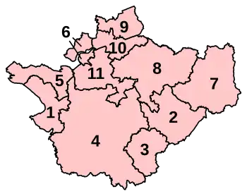 2010-2024 constituencies in Cheshire