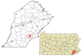 Location in Chester County and the U.S. state of Pennsylvania.