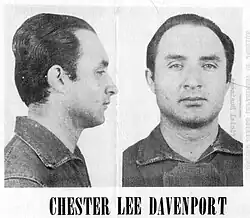 Chester Lee Davenport FBI Most Wanted Poster