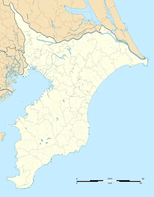 Kashiwa is located in Chiba Prefecture