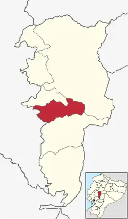 Chimbo Canton in Bolívar Province