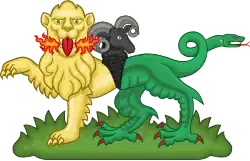 chimera usada na heráldica