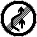 China (end of overtaking prohibition)
