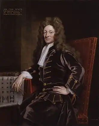 Portrait of Sir Christopher Wren, 1711