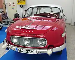 Tatra 603 (603-1); the original design had three headlights