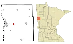 Location of Glyndon, Minnesota