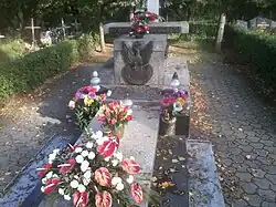 The grave of Polish soldiers killed in World War II in 1939