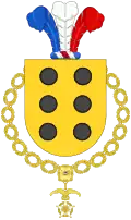 As Grand Master of the Chilean Order of Merit (attributed)