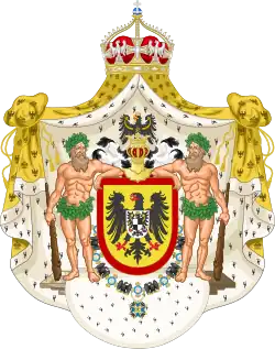 Coat of Arms of the Crown Prince of German Empire, a bordure gules on the arms of the German Emperor.