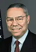 Former Chairman of the Joint Chiefs of Staff Colin Powell from Virginia (1989–1993)[10]