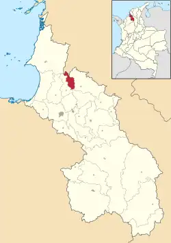 Location of the municipality and town of Chalán in the Sucre Department of Colombia.