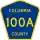 County Road 100A marker