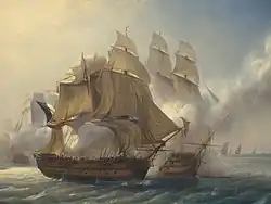 Romulus, later razeed into the 58-gun Guerrière (1821)