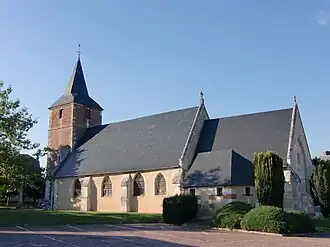 The church in Conteville