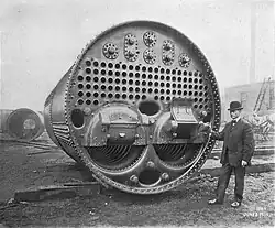 200 horsepower (150 kW) boiler