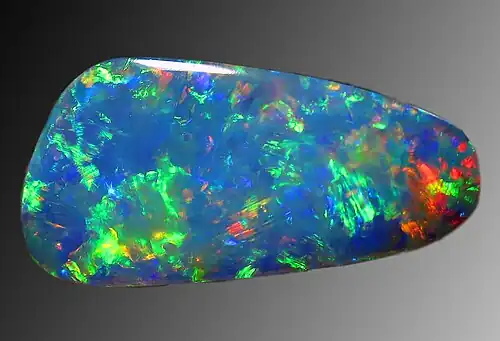 Opal can contain protist microfossils of diatoms, radiolarians, silicoflagellates and ebridians [13]