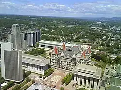 View from observation deck on the 42nd floor of the Corning Tower