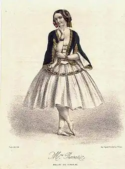 Carolina Rosati as Medora in Le Corsaire (1856)