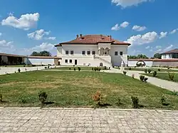 Courtyard of Potlogi castle