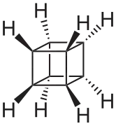 Structural formula of cubane